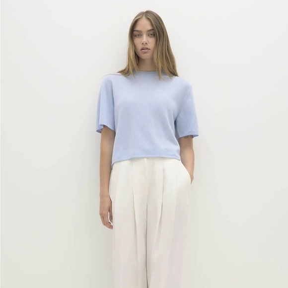 Naked Cashmere Jean Cashmere Crewneck Sweater in Sky - XS - Picture 1 of 6